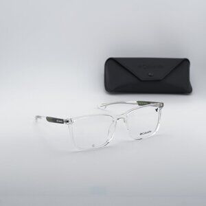 Columbia C8046 970 Square Eyeglasses 56mm – Transparent/Olive/Black